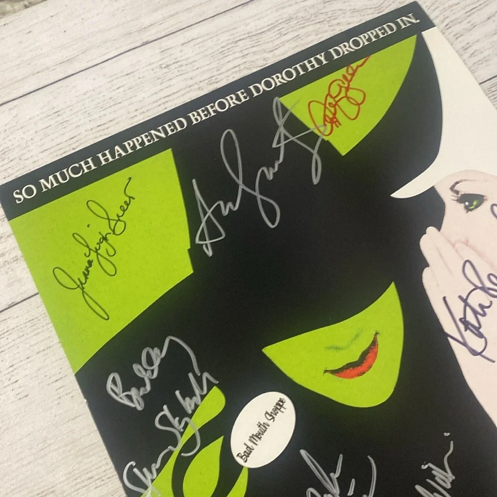 Wicked Broadway New York City Signed Production Poster - Picture 2 of 6